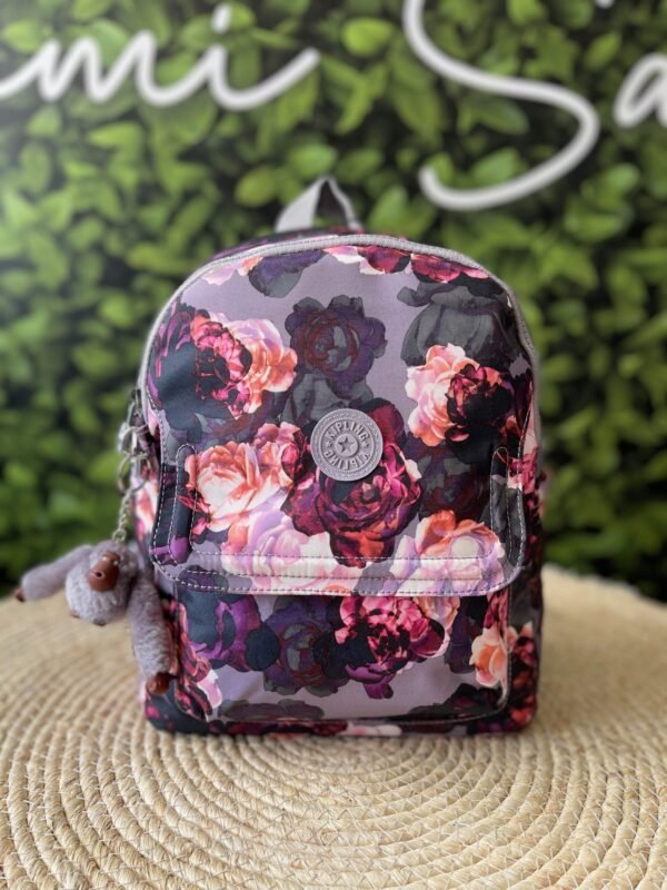 MOCHILA KIPLING KISSING FLORAL